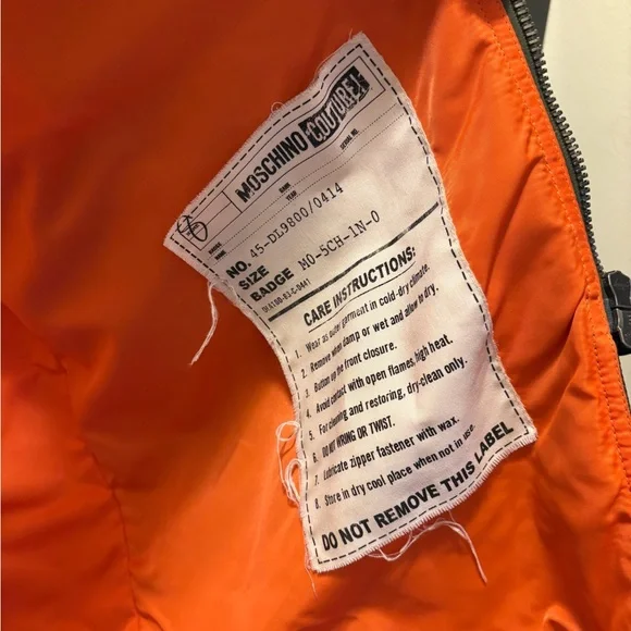 Moschino Green parka with fur trim - Picture 6 of 10